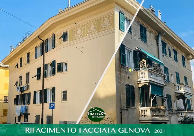 Facciata a Genova