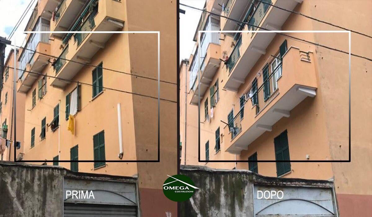 Facciata a Genova