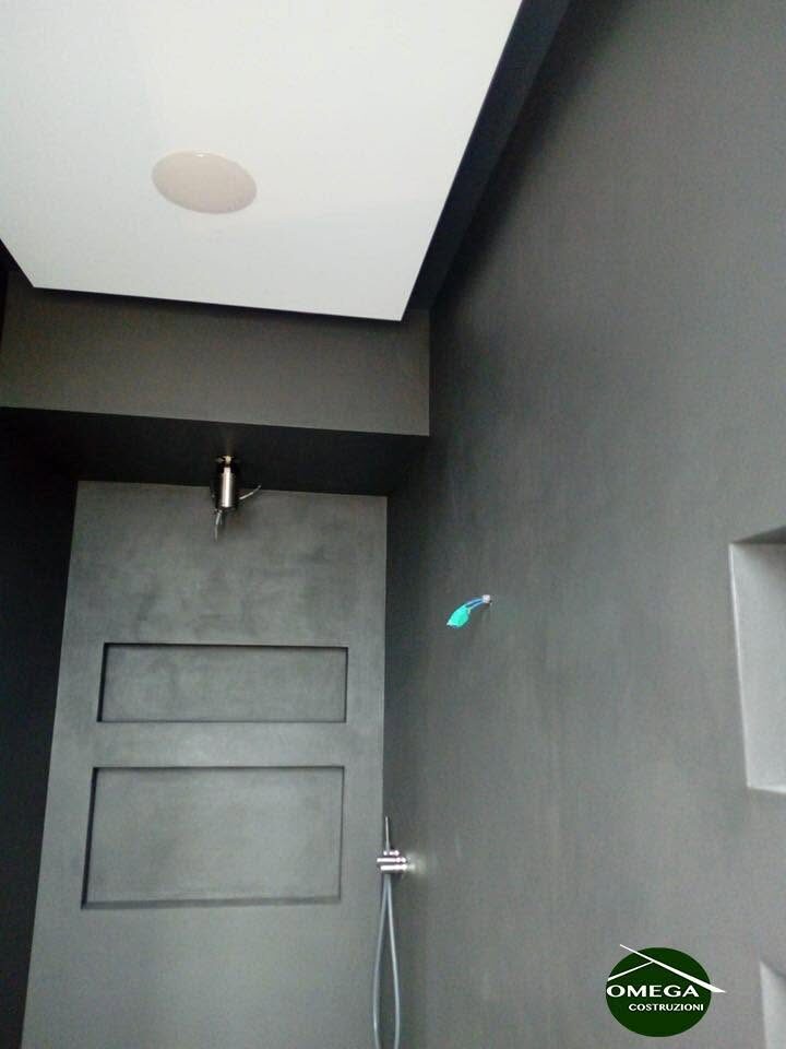 Bagno in microcemento